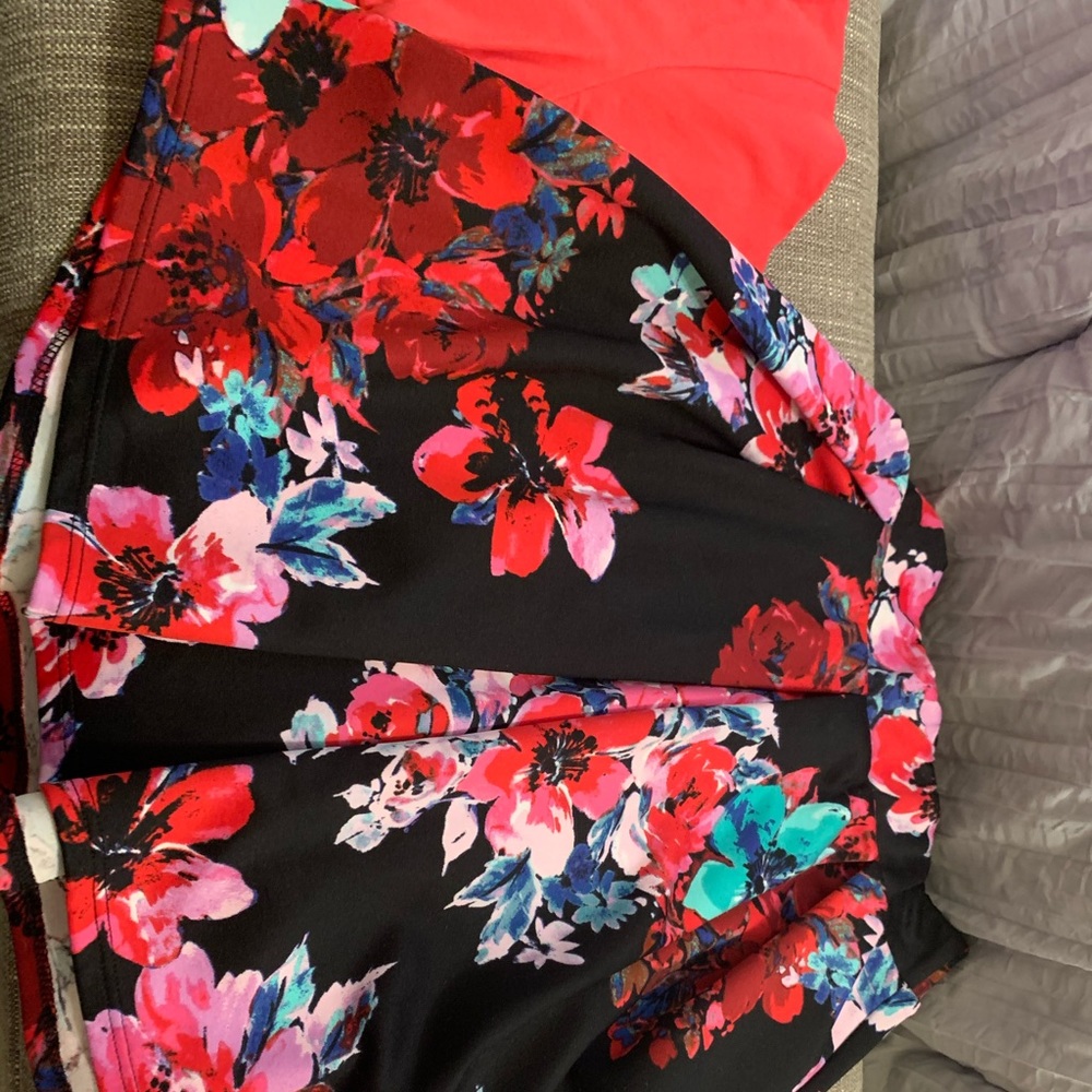 Skirt and crop top